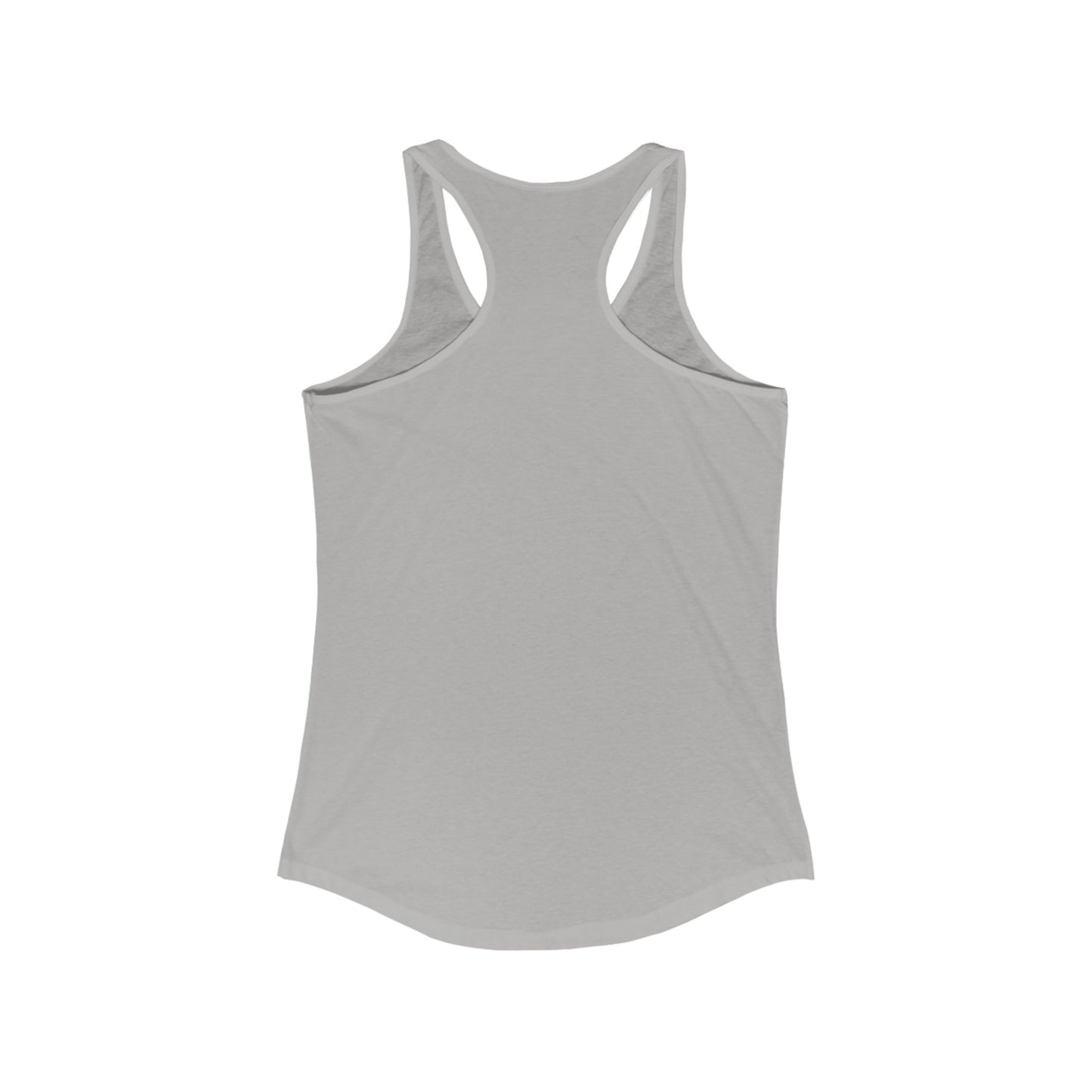 Kayenne Live White Logo_Women's Ideal Racerback Tank