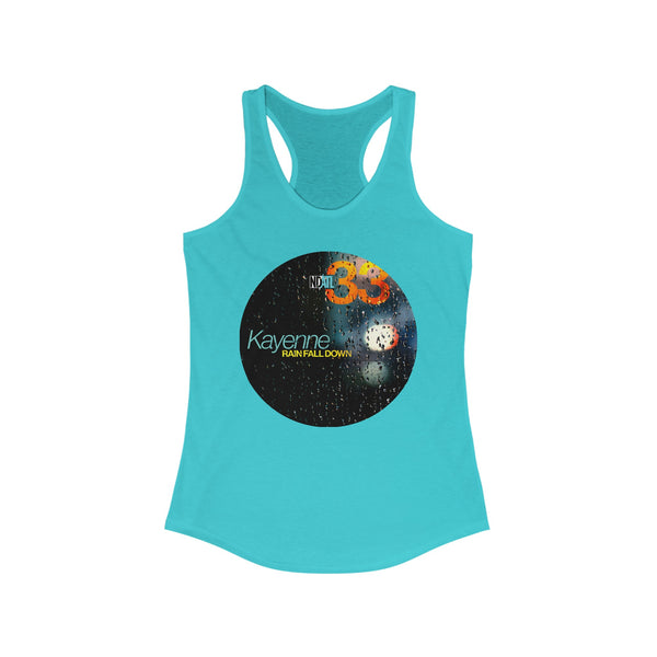 Rain Fall Down_Women's Ideal Racerback Tank