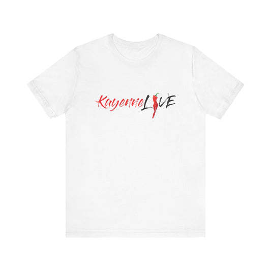 Kayenne Live Logo Black_Unisex Jersey Short Sleeve Tee