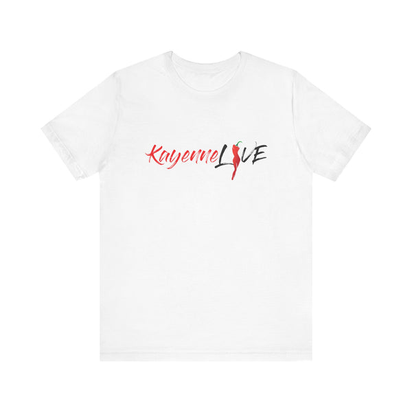 Kayenne Live Logo Black_Unisex Jersey Short Sleeve Tee