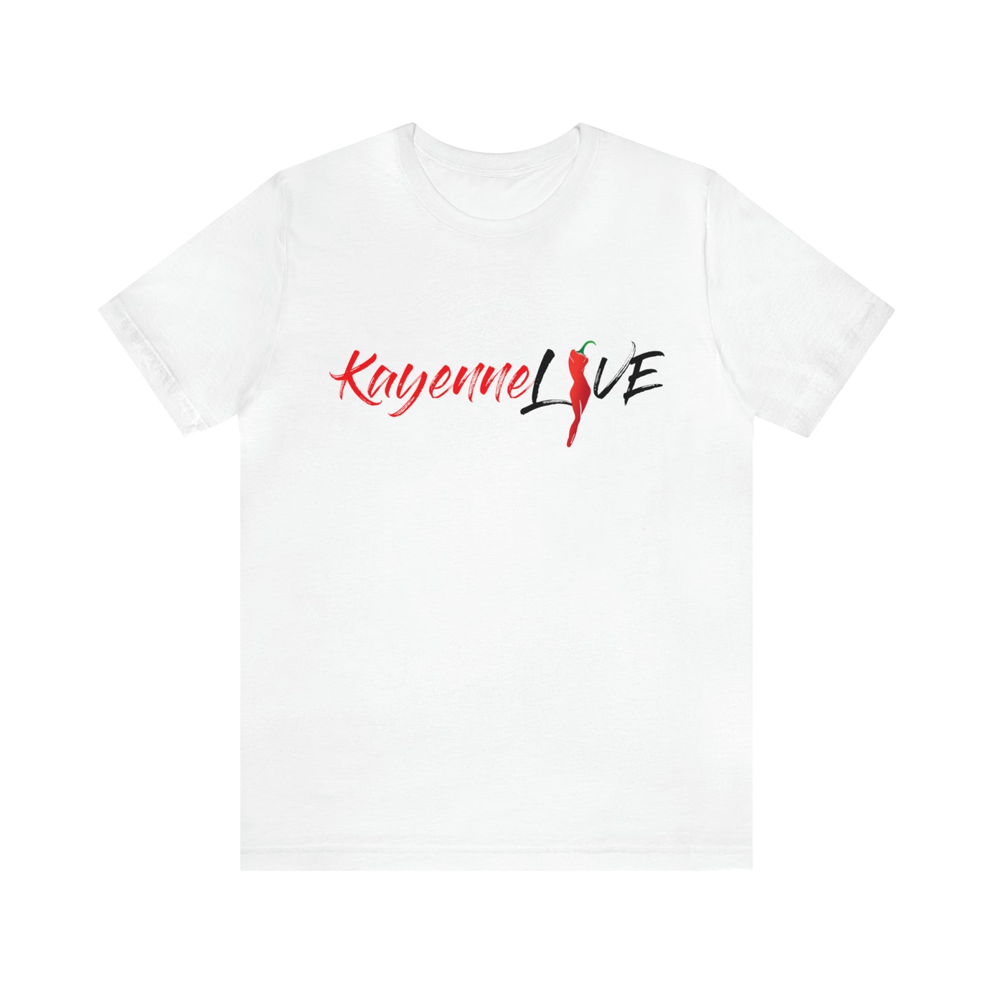 Kayenne Live Logo Black_Unisex Jersey Short Sleeve Tee