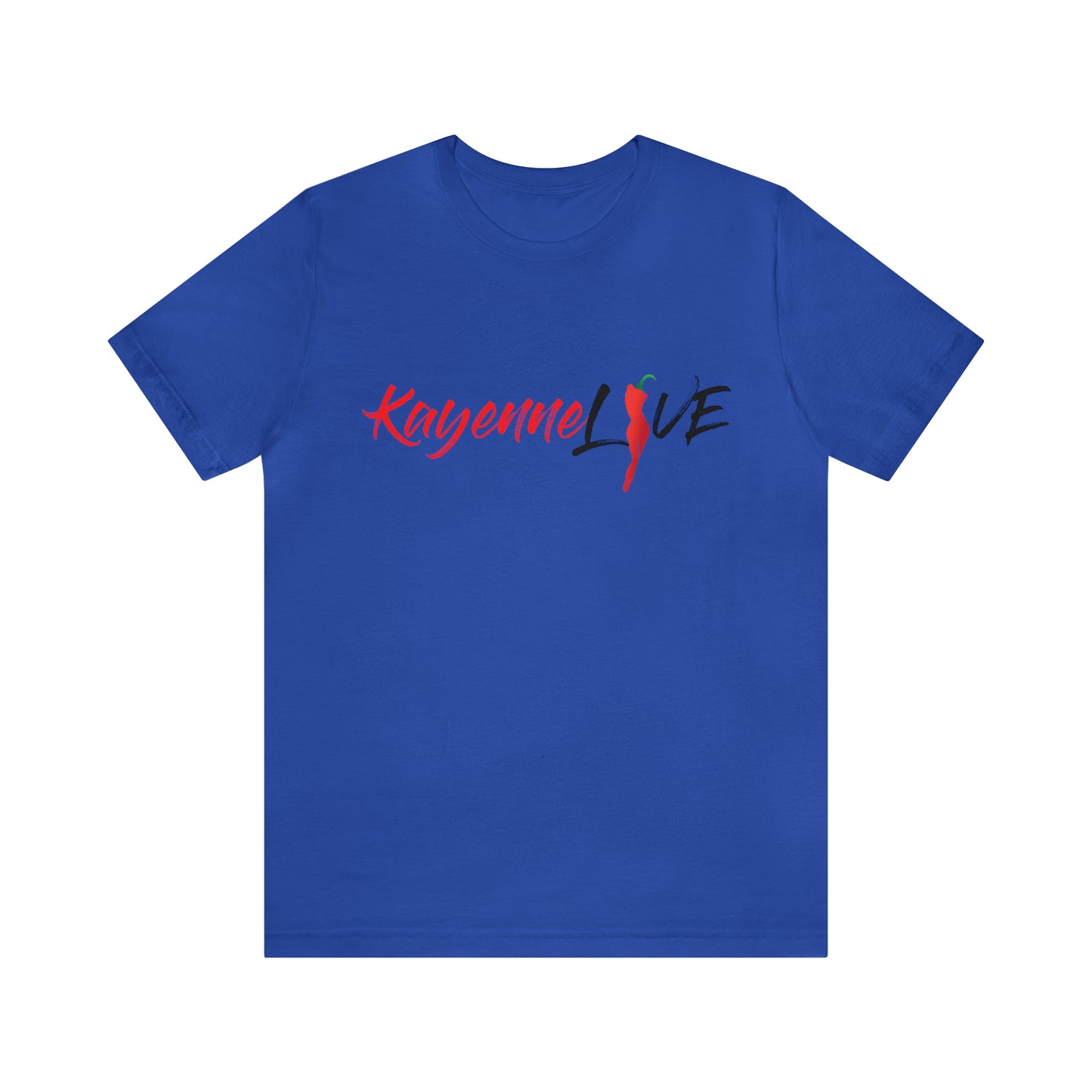 Kayenne Live Logo Black_Unisex Jersey Short Sleeve Tee