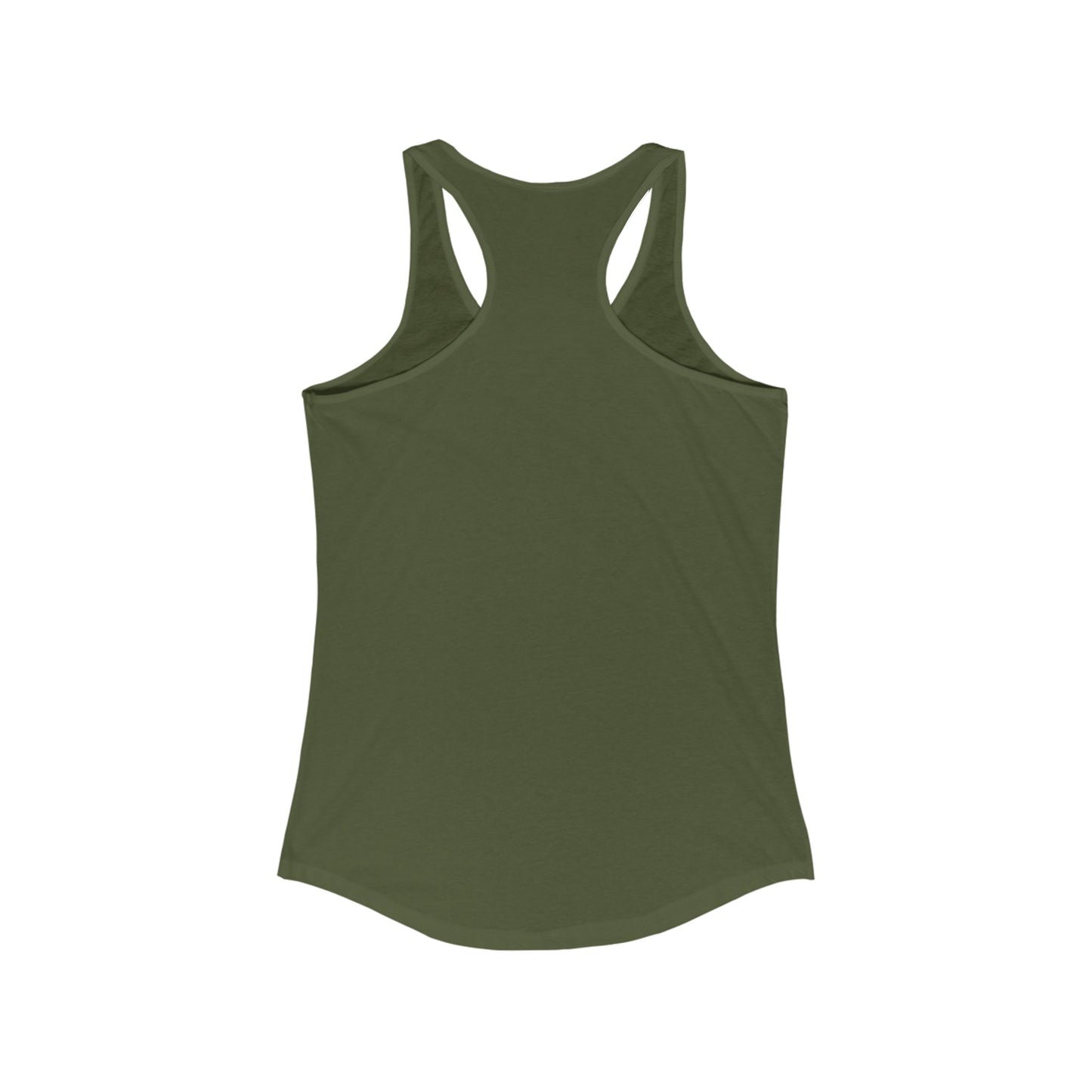 Hey Young World_Women's Ideal Racerback Tank