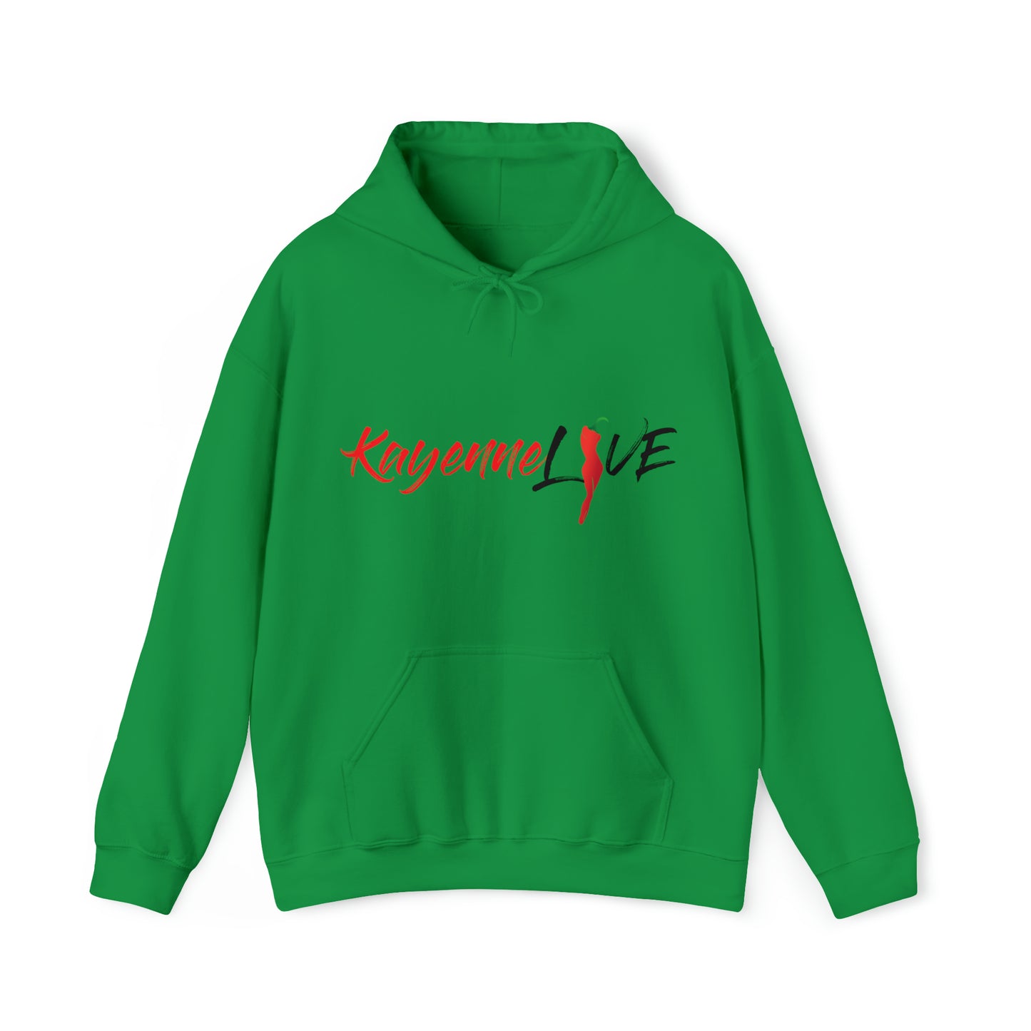 Kayenne Live official logo black_Unisex Heavy Blend™ Hooded Sweatshirt