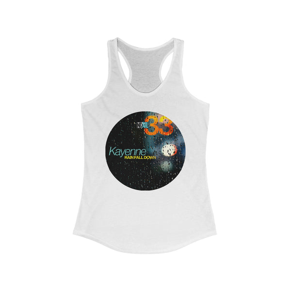 Rain Fall Down_Women's Ideal Racerback Tank