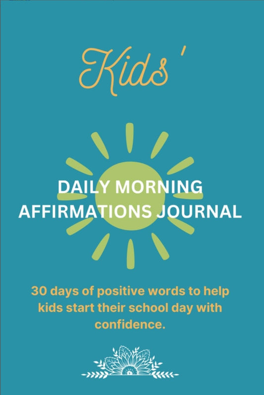 30 Day Morning Affirmation Journal for Kids